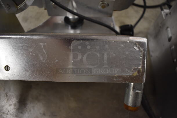 Commercial Stainless Steel Electric Countertop Meat/Cheese Slicer. 115 Volts, 1 Phase. Cannot Test - Unit Needs New Power Switch - Image 4 of 4
