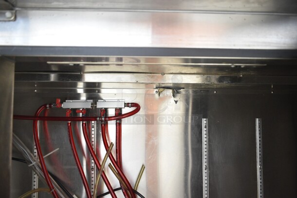Glastender BB84-R1-BS(LRR) Metal Commercial 3 Door Back Bar Cooler. 115 Volts, 1 Phase. Tested and Working! - Image 8 of 11