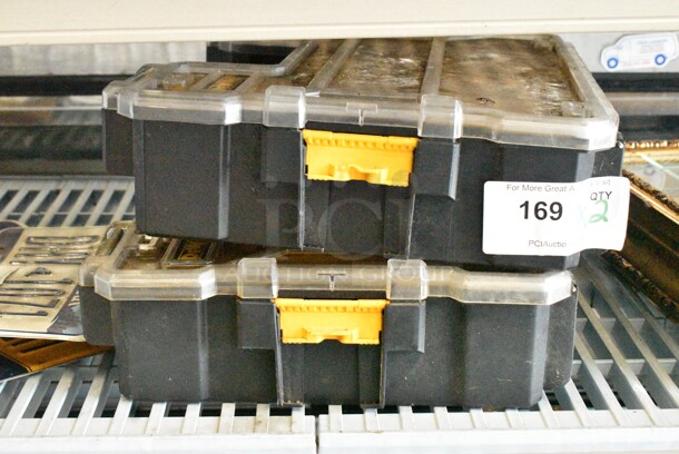 2 DeWalt Tool Cases w/ Contents. 2 Times Your Bid!  - Image 1 of 5