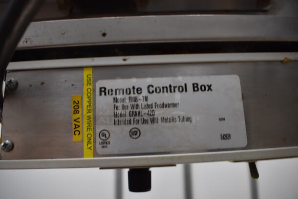 Stainless Steel Commercial Table w/ 3 Over Shelves, 3 Warming Strips, 2 Doors and Under Shelf. 48x30x82 - Image 11 of 12