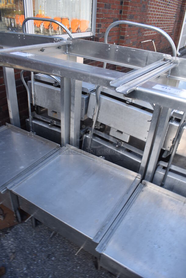 Metal Commercial Dolly on Commercial Casters. 27x31x50 - Image 3 of 4