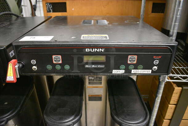 2014 Bunn Model ITCB TWIN HV Stainless Steel Commercial Countertop Iced Tea Machine w/ Hot Water Dispenser and 2 Beverage Holder Dispensers. 120/240 Volts, 1 Phase. 20.5x25.5x34 - Image 4 of 6