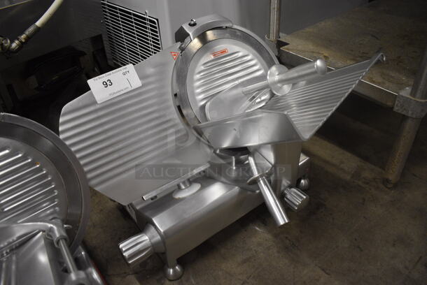 2020 Eurodib Model HBS-300L Stainless Steel Commercial Countertop Meat Slicer w/ Blade Sharpener. 110 Volts, 1 Phase. 23x19x17. Tested and Working! - Image 3 of 5