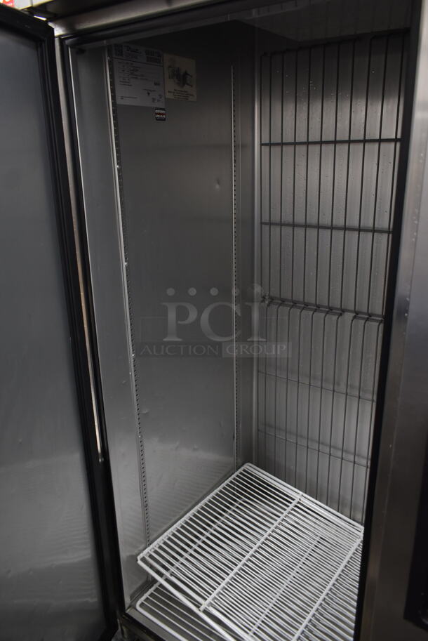 2017 True T-49F-HC Stainless Steel Commercial 2 Door Reach In Freezer w/ Poly Coated Racks on Commercial Casters. 115 Volts, 1 Phase. Tested and Powers On But Does Not Get Cold - Image 5 of 7