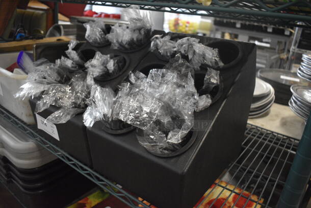 2 Black Poly Countertop 6 Well Holders. 10x15x13. 2 Times Your Bid! - Image 2 of 4
