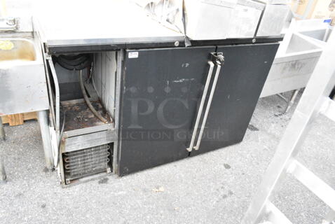 Perlick NS52 Metal Commercial 2 Door Back Bar Cooler. 115 Volts, 1 Phase. 