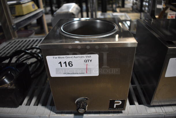 Paragon Model 2018 Stainless Steel Countertop Food Warmer. 120 Volts, 1 Phase. 7x7x8. Tested and Working!