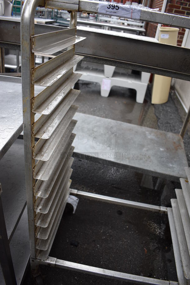 Metal Commercial Pan Transport Rack on Commercial Casters. 29x19x48 - Image 3 of 4