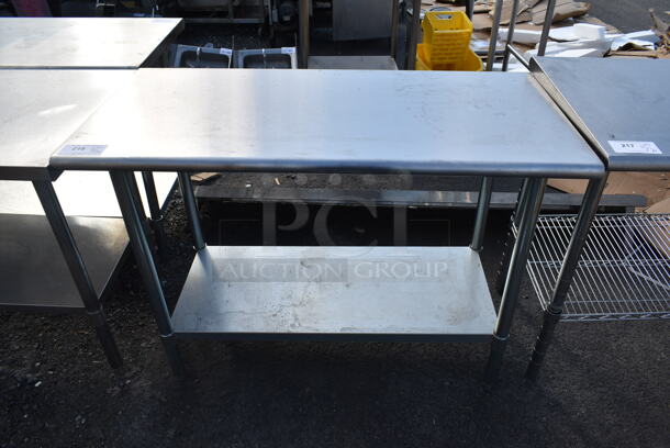 Stainless Steel Table w/ Under Shelf. - Image 1 of 4