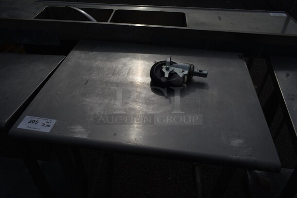 Stainless Steel Table w/ 1 Commercial Caster. - Image 2 of 3