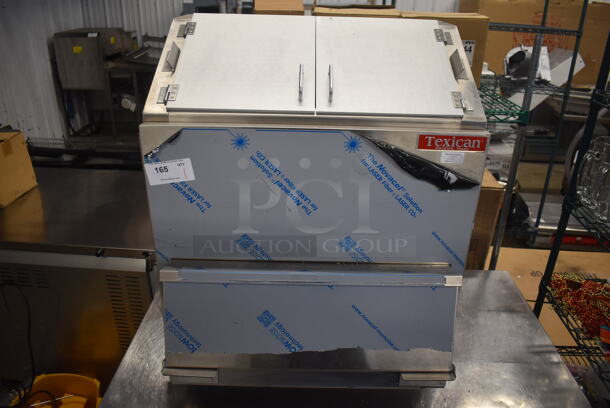 BRAND NEW! Texican Stainless Steel Commercial Tortilla Chip Warmer. 120 Volts, 1 Phase. 29x26x33. Tested and Working!