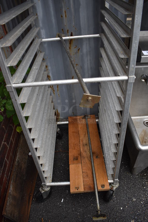 Metal Commercial Pan Transport Rack on Commercial Casters. 20.5x26x69 - Image 3 of 3