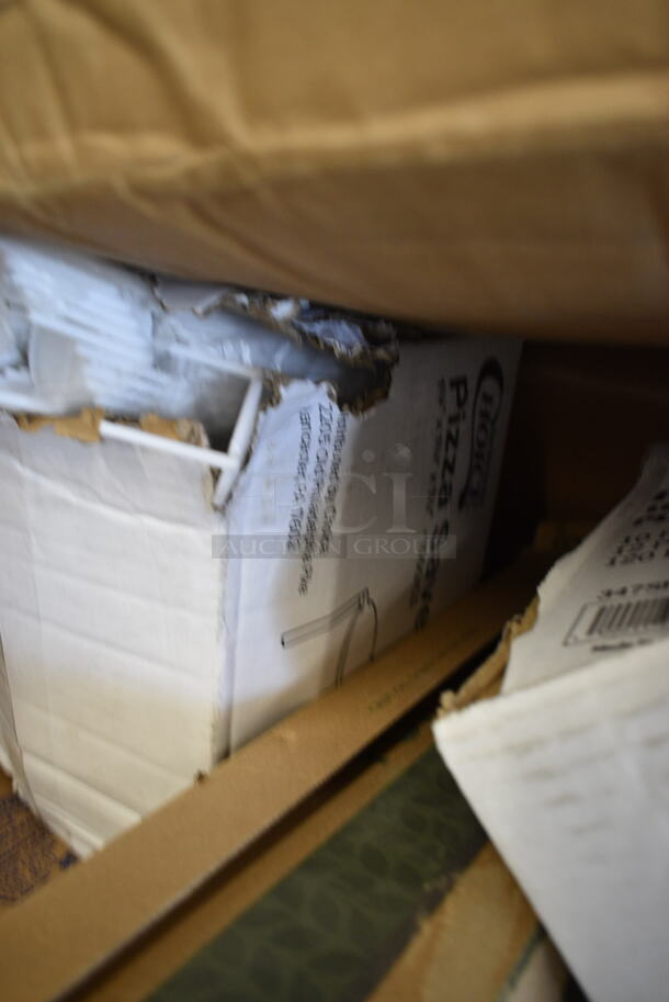 PALLET LOT of 22 BRAND NEW Boxes Including 760IC06P Choice 6 oz. Pink Paper Frozen Yogurt / Food Cup - 1000/Case, 9506004 8 oz PET Dessert Containers, 12218X5ECOST Aluminum Foil, 482-001 54" x 108" White Tissue / Poly Table Cover - 25/Case, Dart C35UT1 StayLock&#174; 9" x 5 3/8" x 3 1/2" Clear Hinged Plastic 9" Medium Oblong Container - 250/Case, 999FFMEDSQWH Choice 5.5 oz. Medium White Paper Scoop / Tray - 50/Pack, Zurn Unit, T024CHC. 22 Times Your Bid! - Image 3 of 12