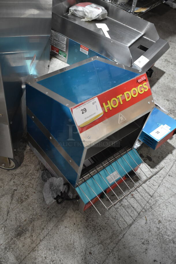BRAND NEW SCRATCH AND DENT! 2023 Avantco 177HDS175 Stainless Steel Commercial Countertop 175 Dog Hot Dog Steamer. 120 Volts, 1 Phase. Tested and Powers On But Does Not Get Warm - Image 3 of 8