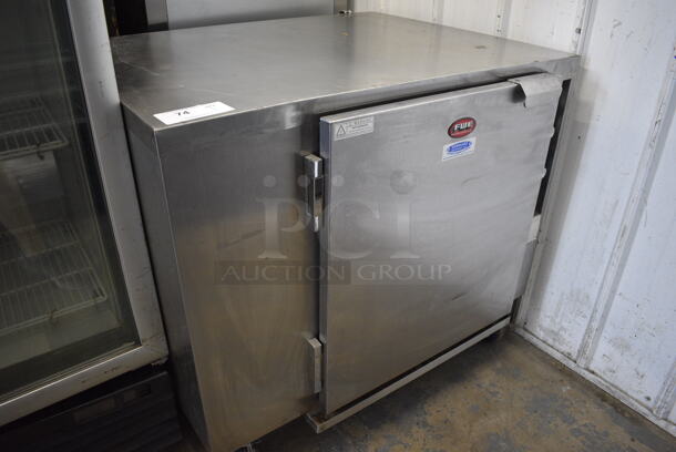 FWE Stainless Steel Commercial Undercounter Proofer Heater Cabinet w/ Thermostatic Controls on Commercial Casters. 38x31x33. Tested and Working! - Image 2 of 6