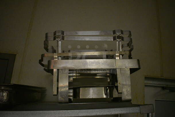 ALL ONE MONEY! Tier Lot of Chafing Dish Frames and Lids. (kitchen) - Image 2 of 4