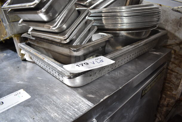 ALL ONE MONEY! Lot of Various Stainless Steel Drop In Bins and Bowls.  - Image 6 of 6