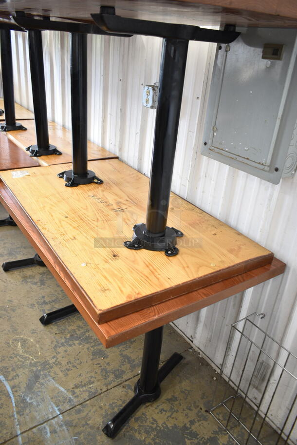 16 Wooden Tables Including 9 Dining Height and 7 Bar Height. 16 Times Your Bid! - Image 2 of 12