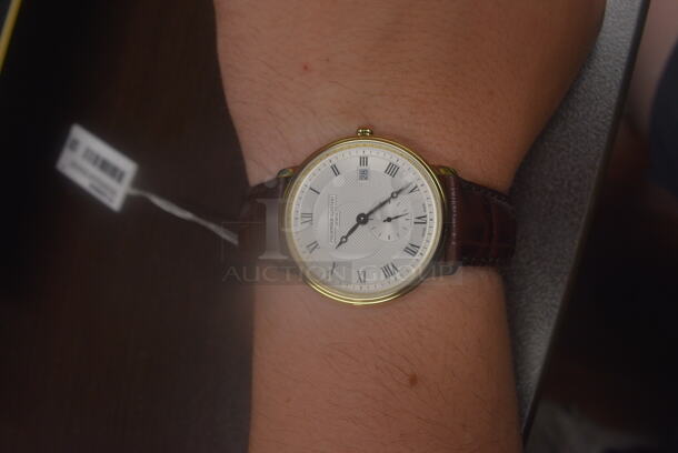 BRAND NEW IN BOX! Frederique Constant Geneve Slimline Gents Small Seconds FC-245M5S5 Watch - Image 5 of 12