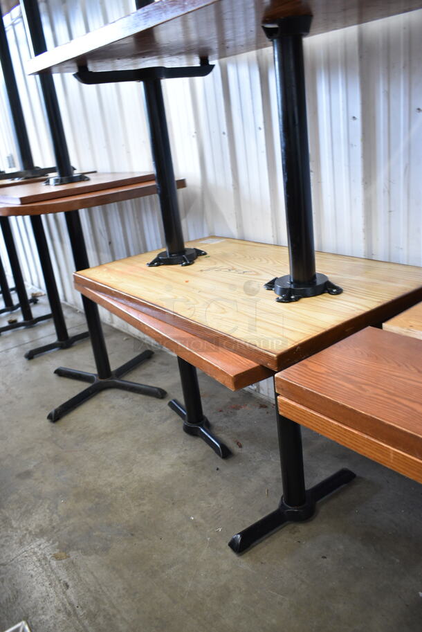 16 Wooden Tables Including 9 Dining Height and 7 Bar Height. 16 Times Your Bid! - Image 5 of 12
