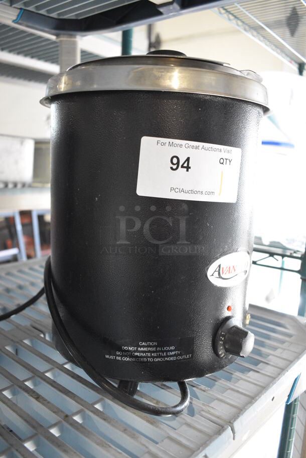 Avantco Model 177W300BK Stainless Steel Commercial Countertop Soup Kettle Food Warmer. 110 Volts, 1 Phase. 10x11x14. Tested and Working! - Image 2 of 6