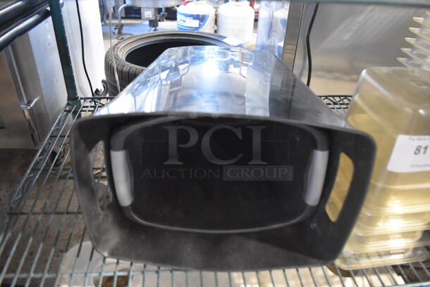 ALL ONE MONEY! Tier Lot of Various Items Including 2 Trash Cans, 8 Poly 1/6x6 Drop In Bins and 57 Poly 1/6x4 Drop In Bins. - Image 2 of 4