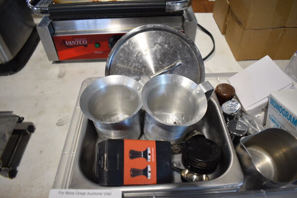 ALL ONE MONEY! Lot of Various Items Including Metal Pitchers and Poly Bin! - Image 3 of 4