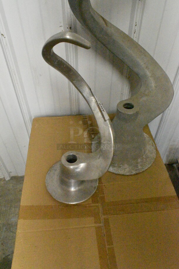 2 Metal Commercial Dough Hook Attachment for Hobart Mixer Including V140 140 Quart. Includes 8x9x20. 2 Times Your Bid!  - Image 2 of 8