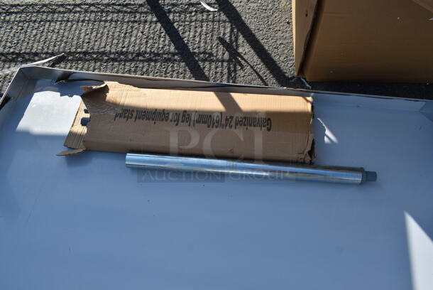BRAND NEW SCRATCH AND DENT! Regency 600ES2448G Stainless Steel Tabletop, Under Shelf and Legs. - Image 3 of 4