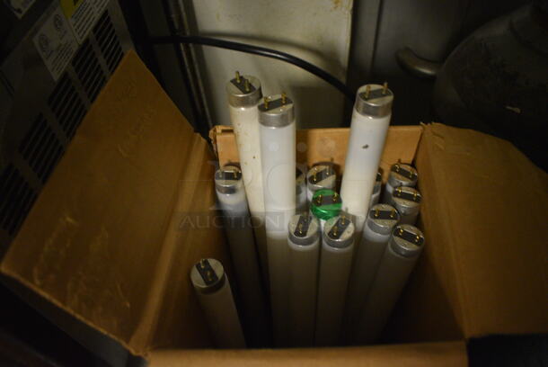 Box of 15 Fluorescent Light Tubes. 48". (kitchen) - Image 1 of 3