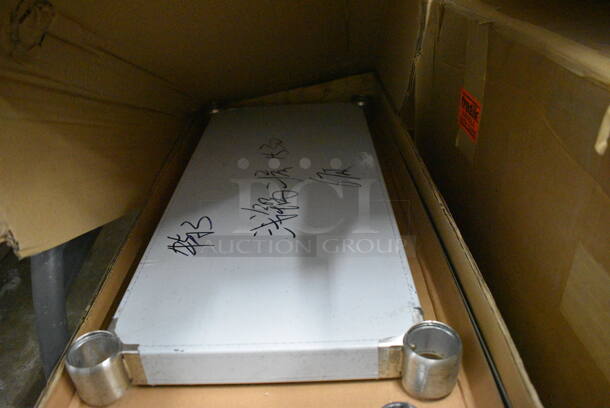 BRAND NEW IN BOX! John Boos Model GS6-3015SSK Stainless Steel Table w/ Under Shelf. - Image 2 of 4