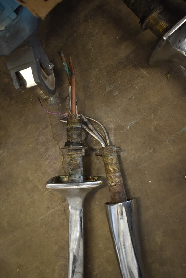 2 Stainless Steel Single Tap Beer Towers. 2 Times Your Bid! - Image 2 of 3