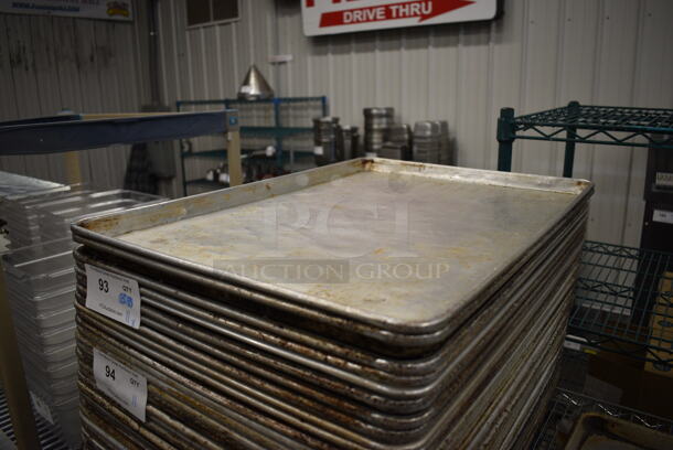 11 Metal Full Size Baking Pans. 18x26x1. 11 Times Your Bid! - Image 2 of 3