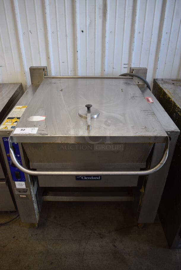 Cleveland SEL-30-T4 Stainless Steel Commercial Floor Style Electric Powered Braising Pan. 480 Volts, 3 Phase. 37x39x40 - Image 2 of 9