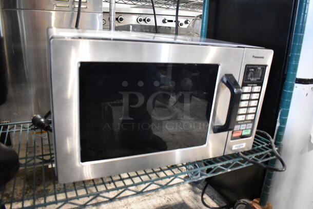 Panasonic NE-1054T Metal Countertop Microwave Oven. 120 Volts, 1 Phase. 20x15x12 - Image 2 of 7