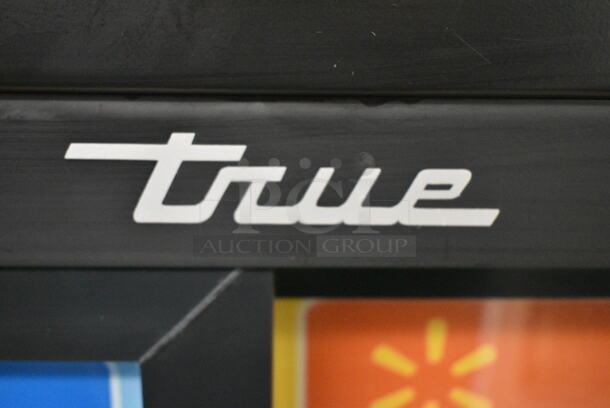 2019 True GDM-41SL-48-HC-LD Metal Commercial 2 Door Reach In Cooler Merchandiser w/ Poly Coated Racks. 115 Volts, 1 Phase. Tested and Working! - Image 2 of 5