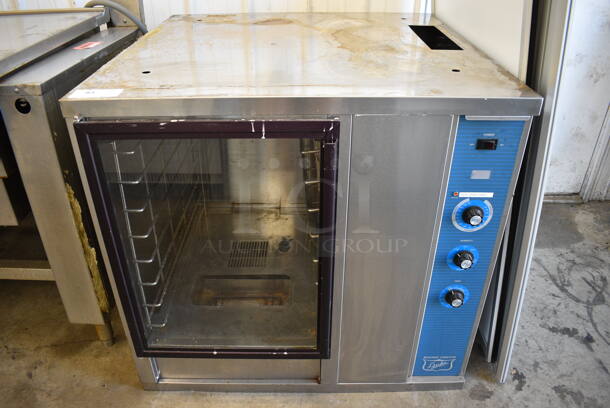 Duke PFB-2 Stainless Steel Commercial Electric Powered Proofer w/ View Through Doors and Thermostatic Controls. 120 Volts, 1 Phase. 38x39x36.5 - Image 1 of 6