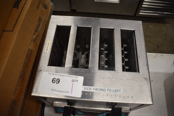 Toastmaster BTW09 Stainless Steel Commercial Countertop 4 Slot Toaster Oven. 120 Volts, 1 Phase. 11.5x13x9 - Image 4 of 6
