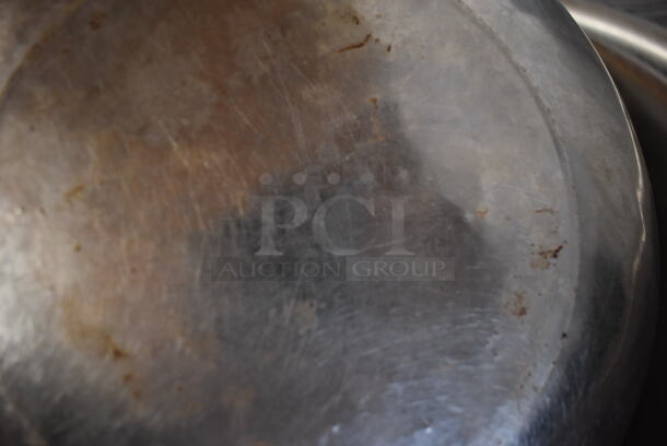 17 Various Metal Bowls. Includes 16.5x16.5x6, 13.5x13.5x5, 11.5x1.5x4.5. 17 Times Your Bid! - Image 4 of 5