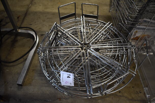 ALL ONE MONEY! Lot of 6 Metal Racks. 18.5x18.5x5.5 - Image 2 of 5