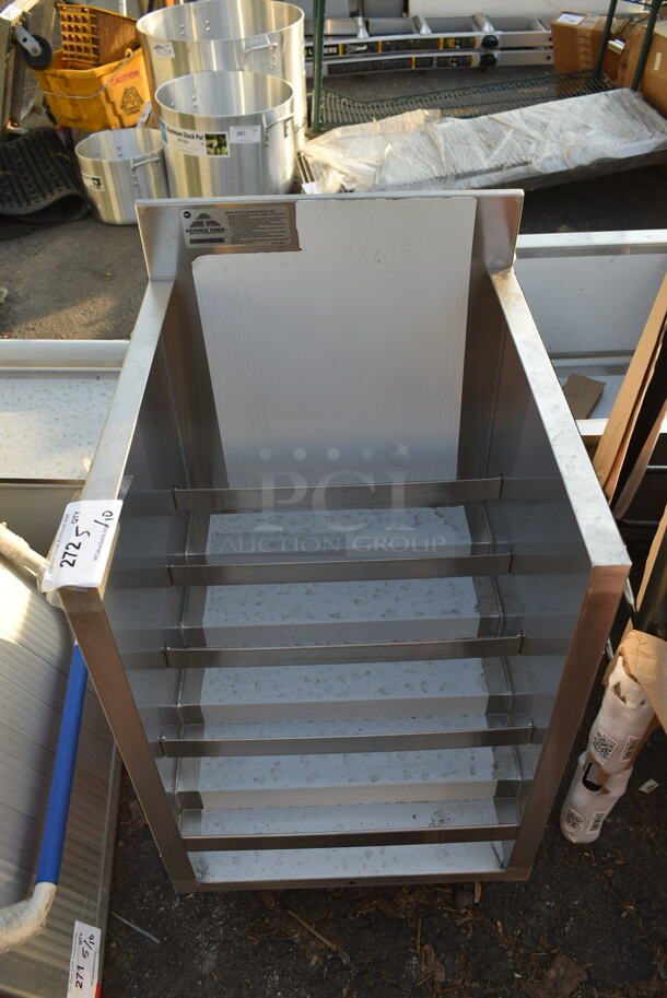 BRAND NEW SCRATCH AND DENT! Advance Tabco CRLR-18 Stainless Steel Liquor Display Cabinet - 18" x 21" - Image 2 of 5