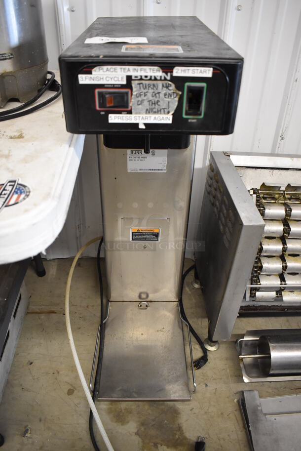 2013 Bunn TB3 Stainless Steel Commercial Countertop Iced Tea Machine. 120 Volts, 1 Phase. 11x21x34.5