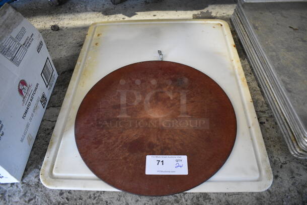 2 Various Cutting Boards. 28.5x23x0.5, 18x18x0.5. 2 Times Your Bid! - Image 1 of 2