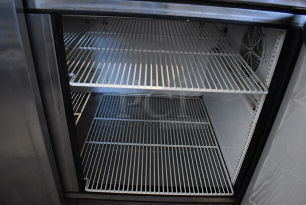 True TPP-119 Stainless Steel Commercial Pizza Prep Table on Commercial Casters. 115 Volts, 1 Phase. 119x35x39. Tested and Working! - Image 10 of 12