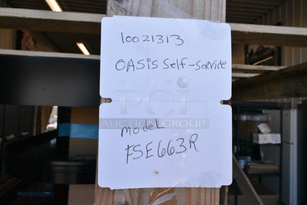 BRAND NEW IN CRATE! Structural Concepts FSE663R Metal Commercial Self Service End Cap Open Grab N Go Merchandiser. 208/240 Volts, 1 Phase.  - Image 7 of 7