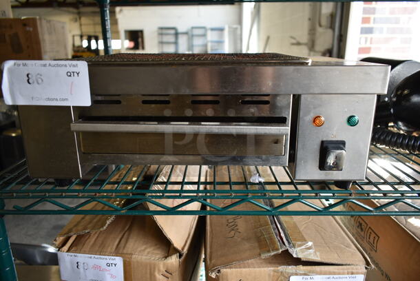 2023 Hoocoo IBG-18 Stainless Steel Commercial Countertop Electric Powered Barbecue BBQ Grill. 110 Volts, 1 Phase. Tested and Working! - Image 3 of 5