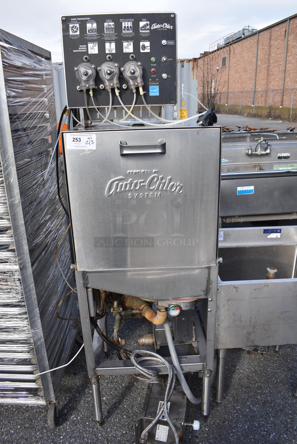 Auto Chlor AC Stainless Steel Commercial Dishwasher. 115 Volts, 1 Phase. 26x24x72 - Image 1 of 8
