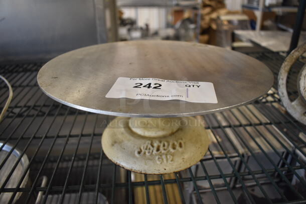 Ateco Metal Countertop Cake Stand. 12x12x5 - Image 1 of 3