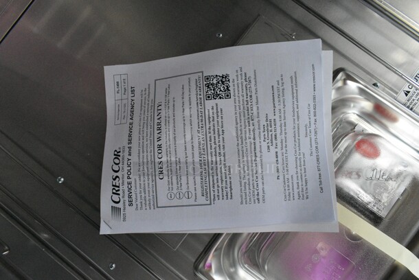 BRAND NEW SCRATCH AND DENT! Cres Cor 121PH1818D Deluxe Proofing and Holding Cabinet on Commercial Casters. 120 Volts, 1 Phase. Tested and Working! - Image 8 of 9