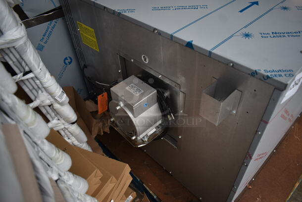 BRAND NEW SCRATCH AND DENT! Vulcan VC5GD-11D1Z Commercial Stainless Steel Natural Gas Powered Full Size Convection Oven w/ View Through Doors, Metal Oven Racks and Thermostatic Controls. Does Not Come w/ Legs. - Image 7 of 7